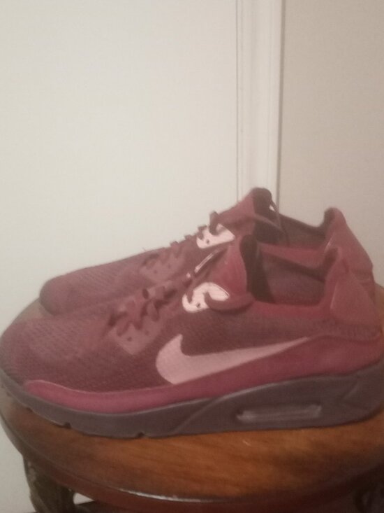 2017 Size 10 - Nike Air Max 90 Ultra 2.0 Flyknit Team Red 875943-601 main image 9